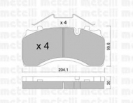 Комплект тормозных колодок METELLI 22-0590-0
