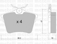 Комплект тормозных колодок METELLI 22-0602-0