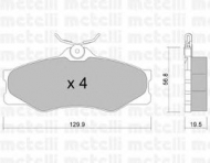 Комплект тормозных колодок METELLI 22-0636-0