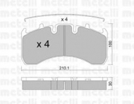 Комплект тормозных колодок METELLI 22-0650-0