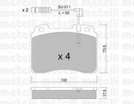 Комплект тормозных колодок METELLI 22-0667-0K