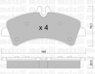 Комплект тормозных колодок METELLI 22-0674-0