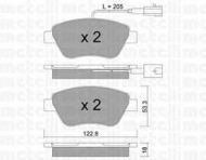 Комплект тормозных колодок METELLI 22-0321-3