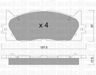 Комплект тормозных колодок METELLI 22-0882-0