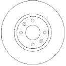 Тормозной диск MAPCO 15309