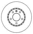 Тормозной диск MAPCO 15676