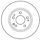 Тормозной диск MAPCO 15781