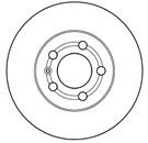 Тормозной диск MAPCO 15830