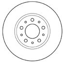 Тормозной диск MAPCO 15961