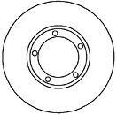 Тормозной диск MAPCO 25512