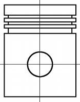 Поршень AE 24201 STD