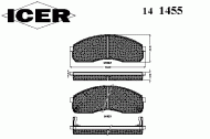 Комплект тормозных колодок ICER 141455