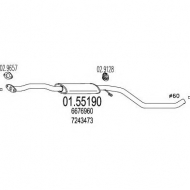 Амортизатор MTS 01.55190