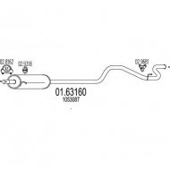 Амортизатор MTS 01.63160