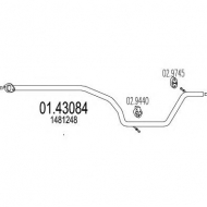 Трубка MTS 01.43084