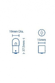 Лампа накаливания ACDelco ACBU2010