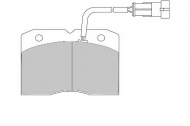 Комплект тормозных колодок NECTO FD6806V