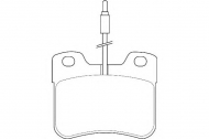 Комплект тормозных колодок DURON DBP340535