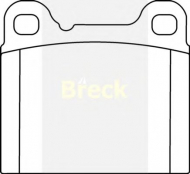 Комплект тормозных колодок BRECK 20755 00 704 00