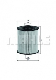 Фильтр MAHLE ORIGINAL KX 70D