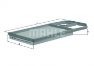 Фильтр MAHLE ORIGINAL LX 571/1