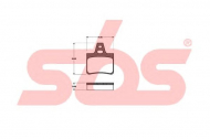 Комплект тормозных колодок sbs 1501221923