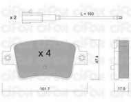 Комплект тормозных колодок CIFAM 822-705-1