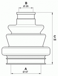 Комплект пыльника OPEN PARTS SJK7215.00