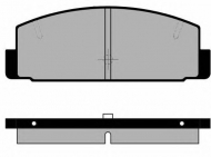 Комплект тормозных колодок Brake ENGINEERING PA1428