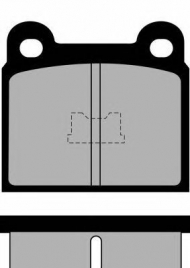Комплект тормозных колодок Brake ENGINEERING PA250