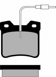 Комплект тормозных колодок Brake ENGINEERING PA569