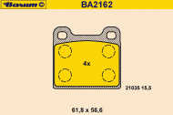 Комплект тормозных колодок BARUM BA2162