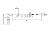 Датчик BOSCH 0 265 002 208