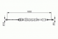Трос BOSCH 1 987 477 595
