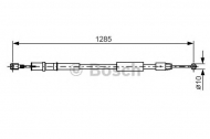 Трос BOSCH 1 987 482 026