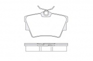 Комплект тормозных колодок KOSHIMO 1850.0058035
