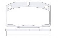 Комплект тормозных колодок KOSHIMO 1850.0058166