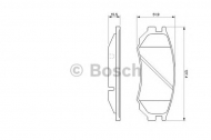 Комплект тормозных колодок BOSCH 0 986 424 254