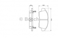 Комплект тормозных колодок BOSCH 0 986 424 535