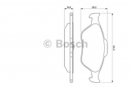 Комплект тормозных колодок BOSCH 0 986 424 558