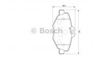 Комплект тормозных колодок BOSCH 0 986 424 787