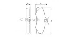 Комплект тормозных колодок BOSCH 0 986 469 790