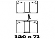 Комплект тормозных колодок FTE BL1233A2