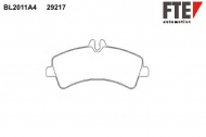Комплект тормозных колодок FTE BL2011A4