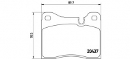Комплект тормозных колодок BREMBO P 06 002