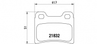 Комплект тормозных колодок BREMBO P 24 030