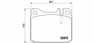 Комплект тормозных колодок BREMBO P 50 002