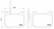 Комплект тормозных колодок BREMBO P 61 004