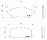 Комплект тормозных колодок BREMBO P 83 022