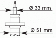 Амортизатор KYB 371004